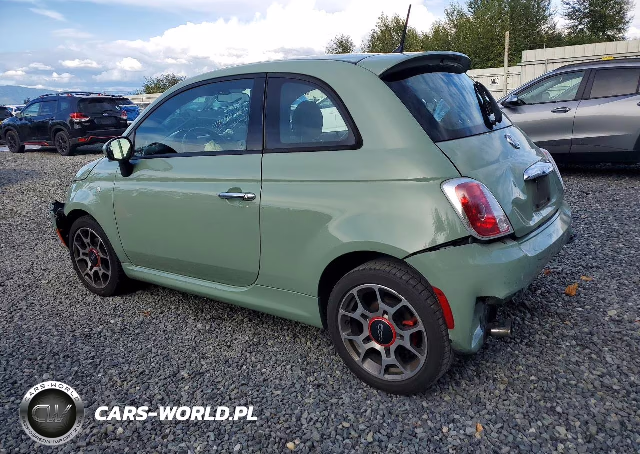 2015 Fiat 500 Sport VIN:3C3CFFBR0FT509032 - 2