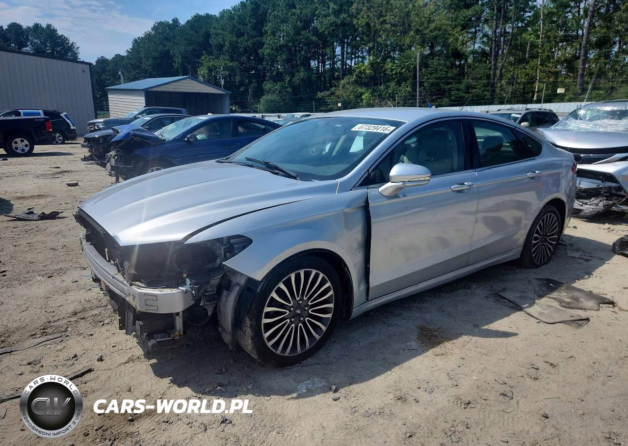 2018 Ford Fusion Titanium VIN:3FA6P0RU9JR247259 - 1