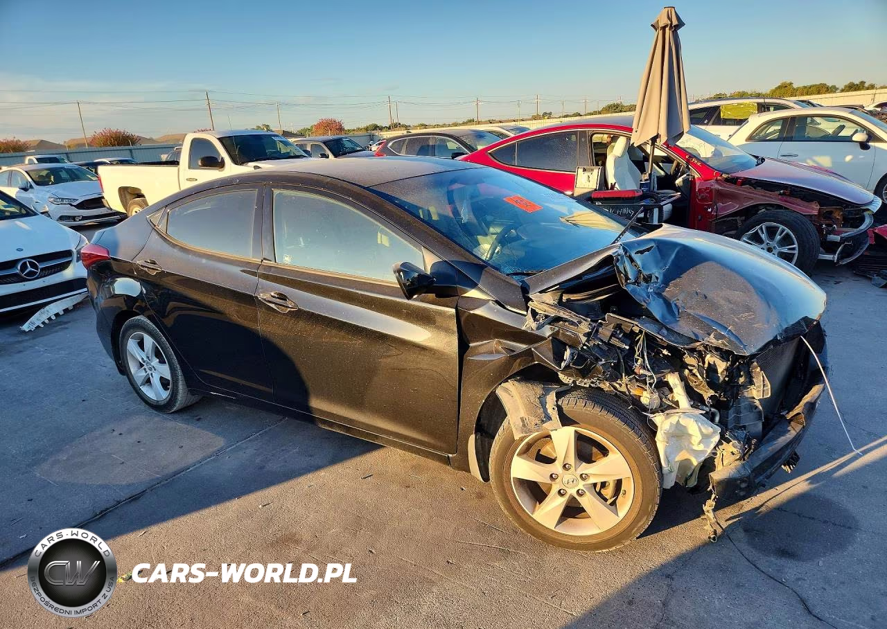 2013 Hyundai Elantra Gls VIN:KMHDH4AEXDU891033 - 4