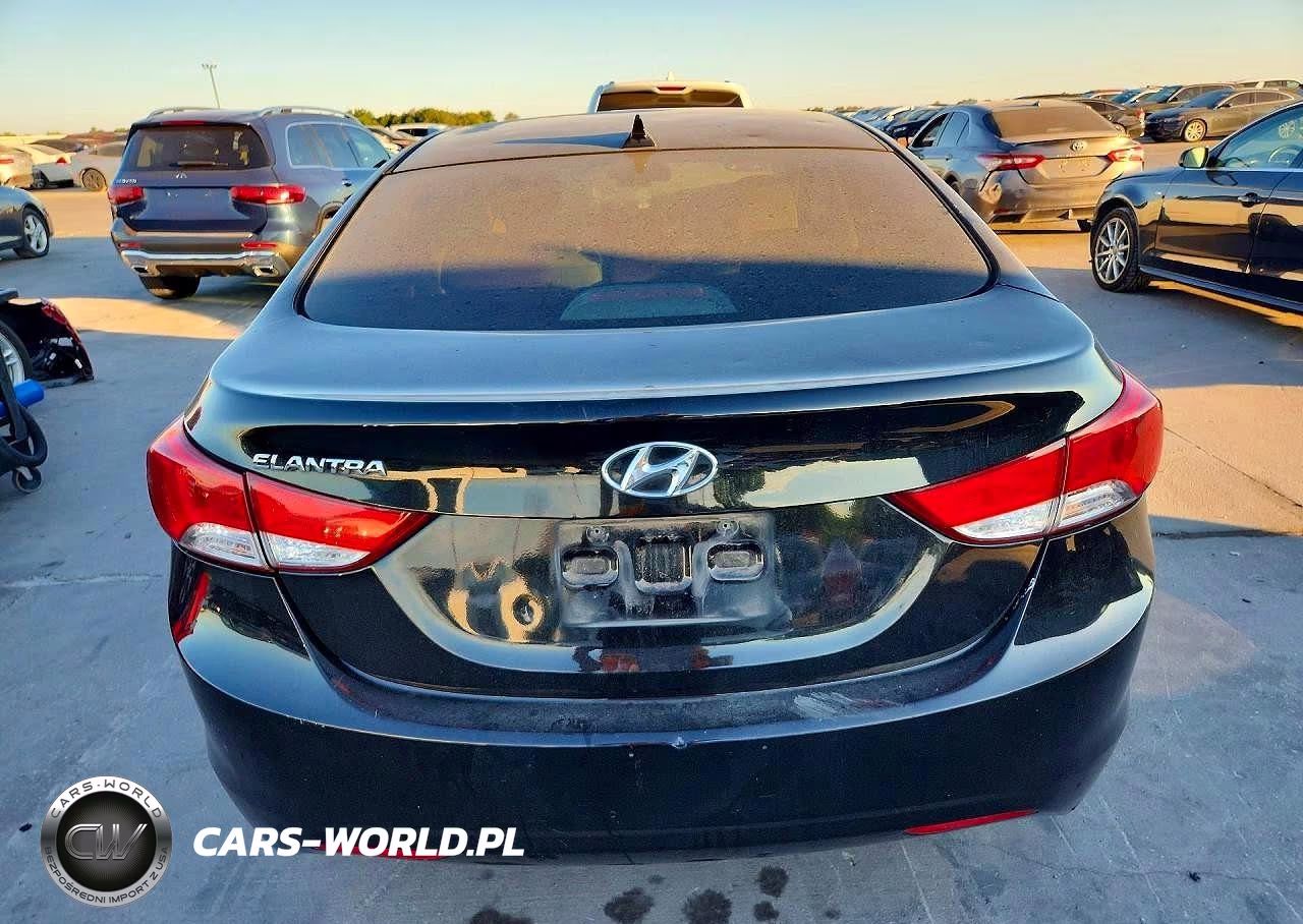 2013 Hyundai Elantra Gls VIN:KMHDH4AEXDU891033 - 6