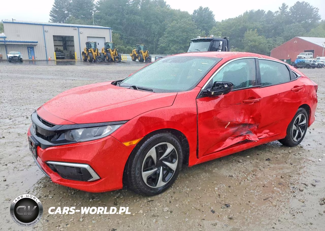 2019 Honda Civic Lx VIN:2HGFC2F67KH604282 - 1