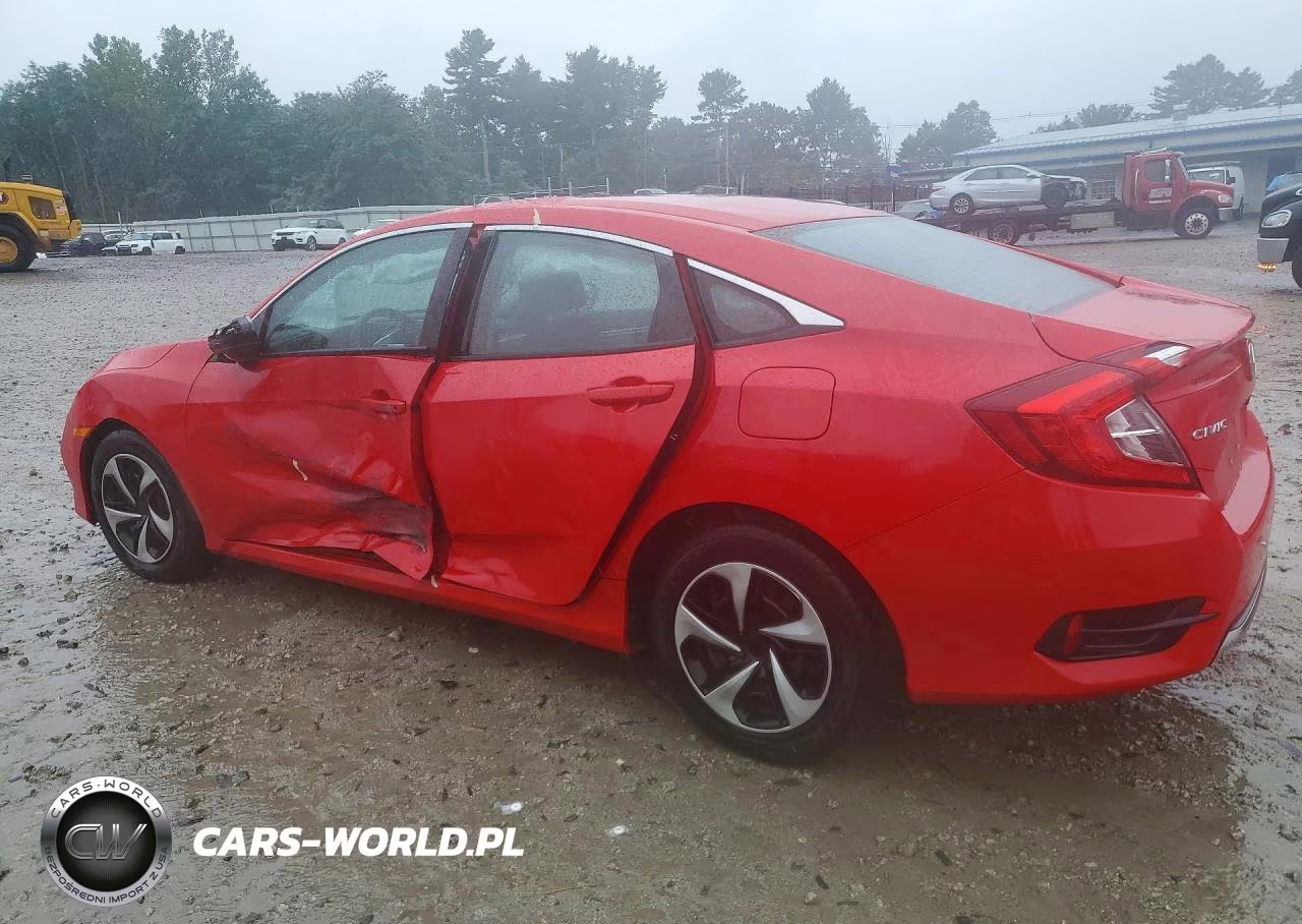 2019 Honda Civic Lx VIN:2HGFC2F67KH604282 - 2