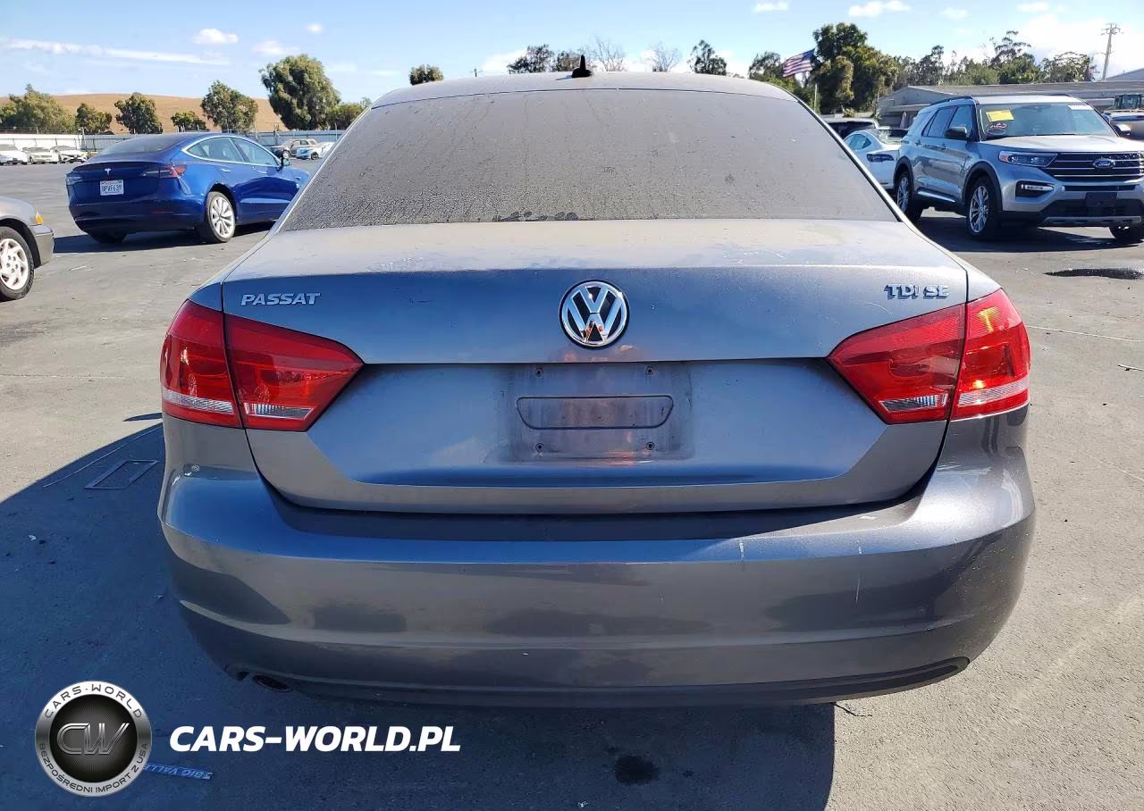 2012 Volkswagen Passat Se VIN:1VWBN7A36CC078858 - 6