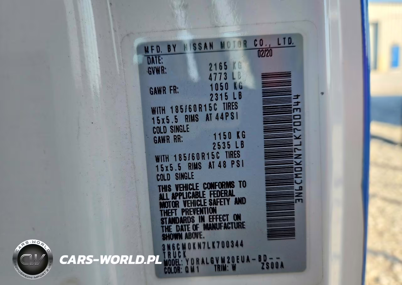2020 Nissan Nv200 VIN:3N6CM0KN7LK700344 - 12