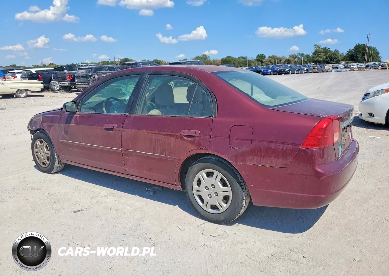 2002 Honda Civic Lx VIN:1HGES16562L071554 - 2