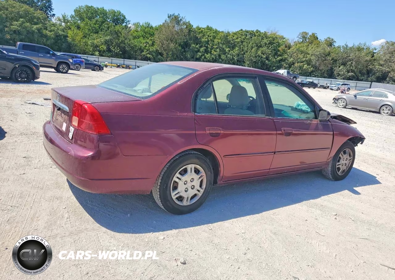 2002 Honda Civic Lx VIN:1HGES16562L071554 - 3