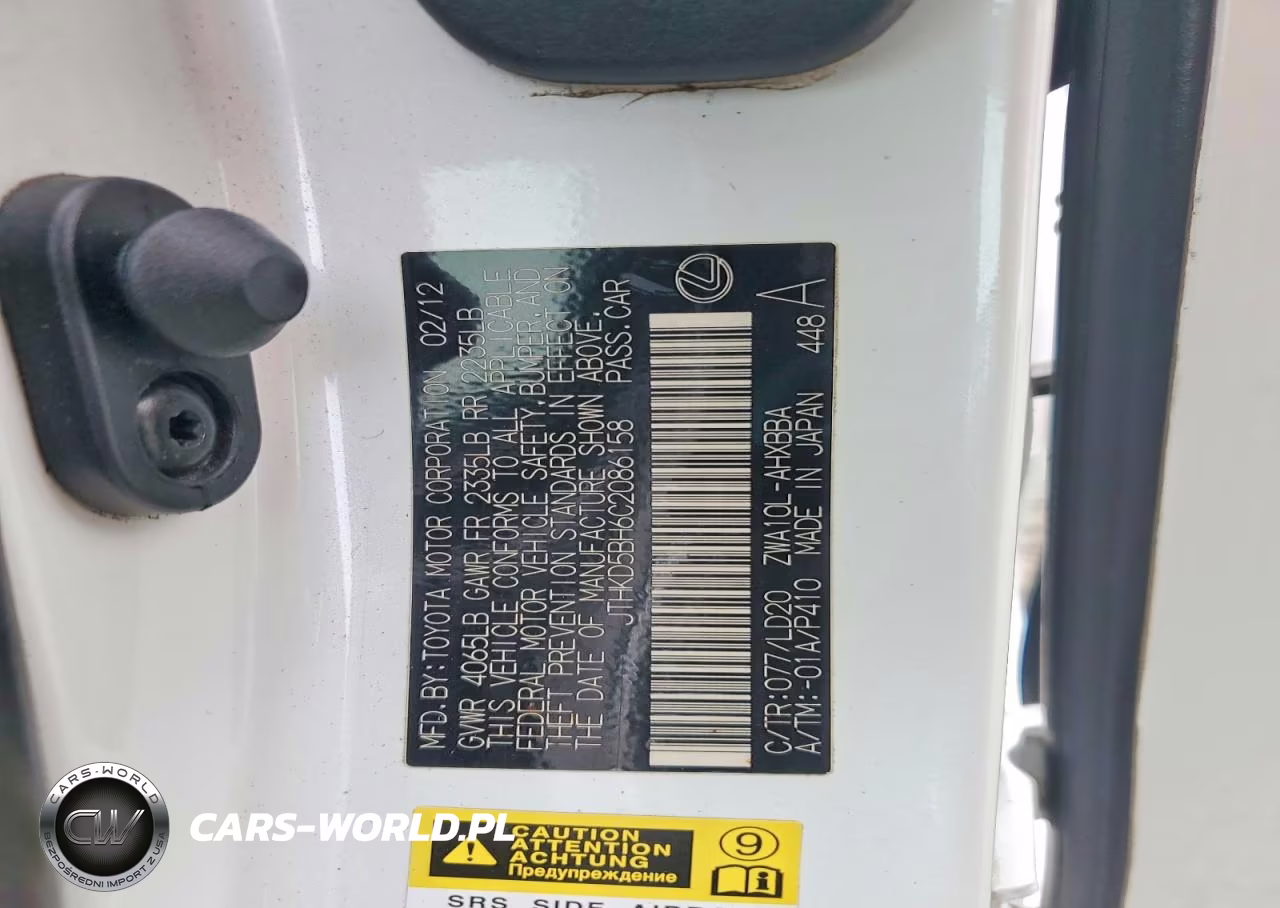 2012 Lexus Ct 200 VIN:JTHKD5BH6C2086158 - 13