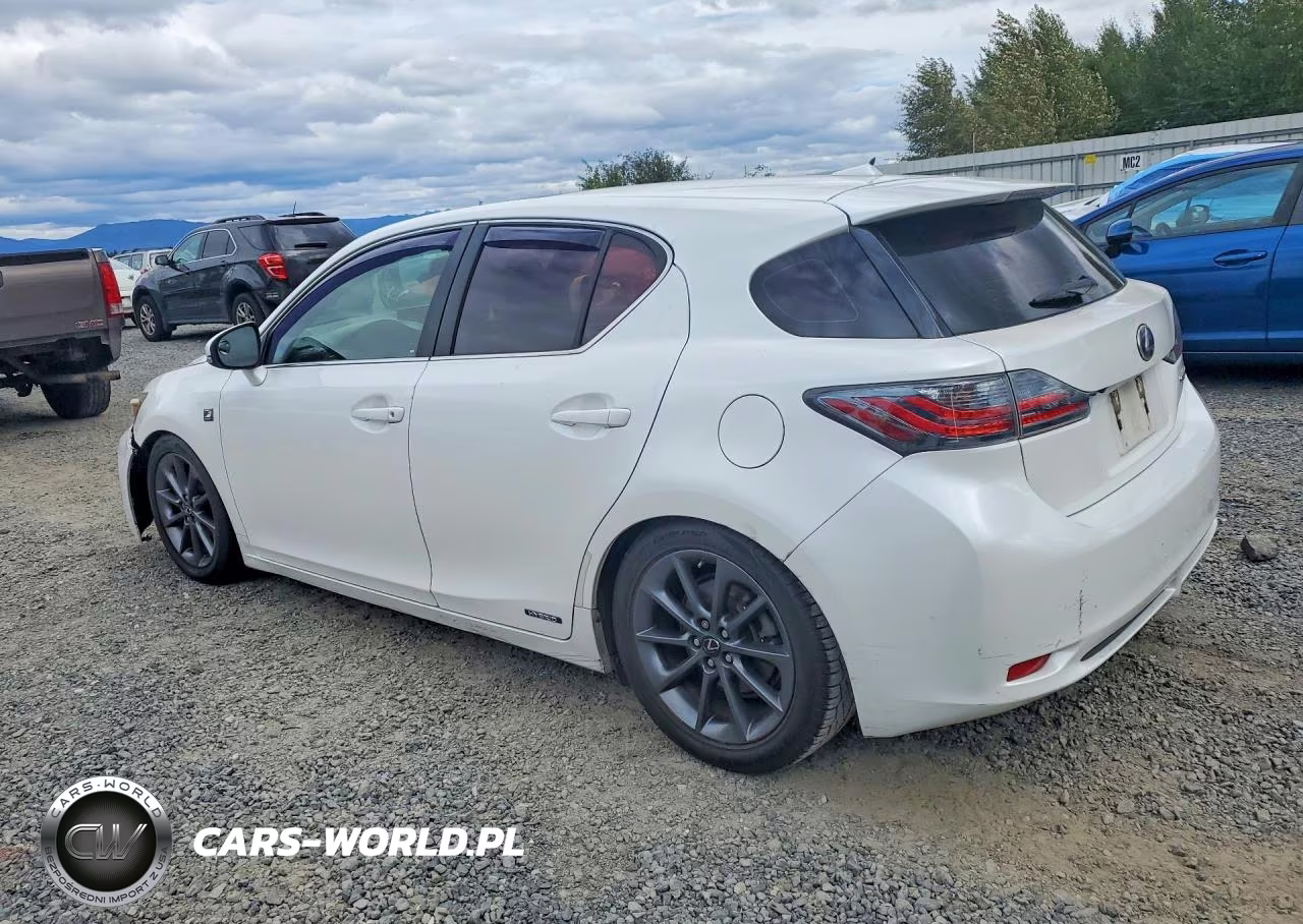 2012 Lexus Ct 200 VIN:JTHKD5BH6C2086158 - 2