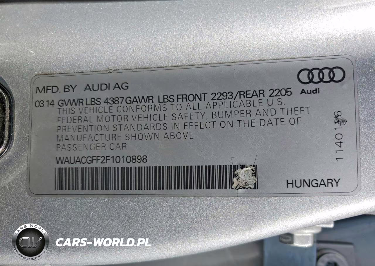 2015 Audi A3 Premium VIN:WAUACGFF2F1010898 - 12
