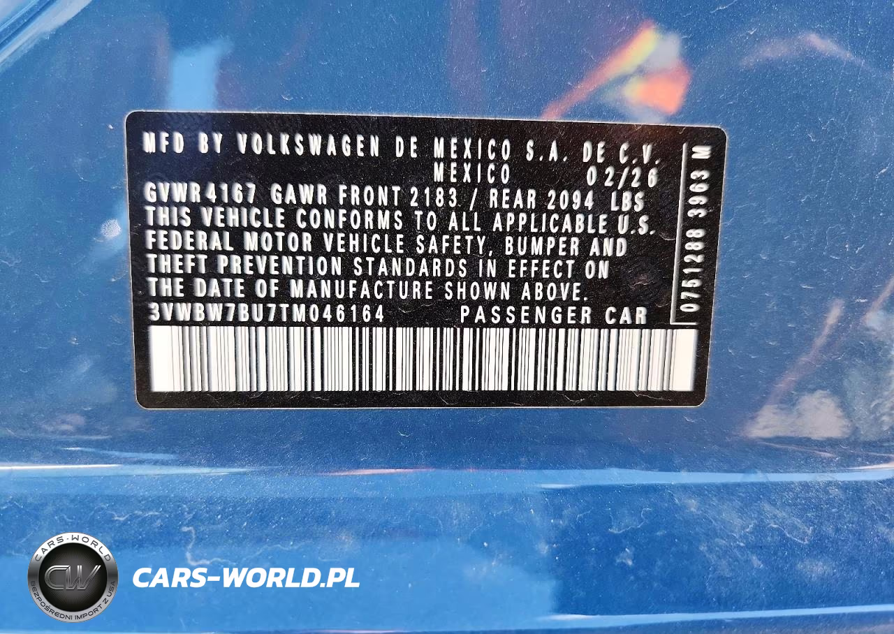 2026 Volkswagen Jetta Sport VIN:3VWBW7BU7TM046164 - 12
