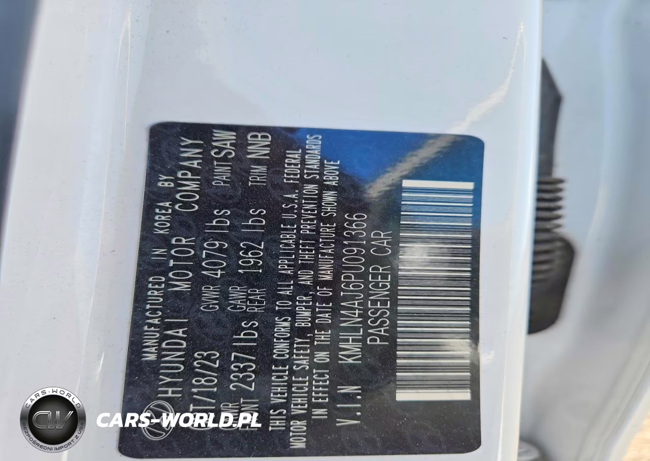 2023 Hyundai Elantra Limited VIN:KMHLN4AJ6PU091366 - 12