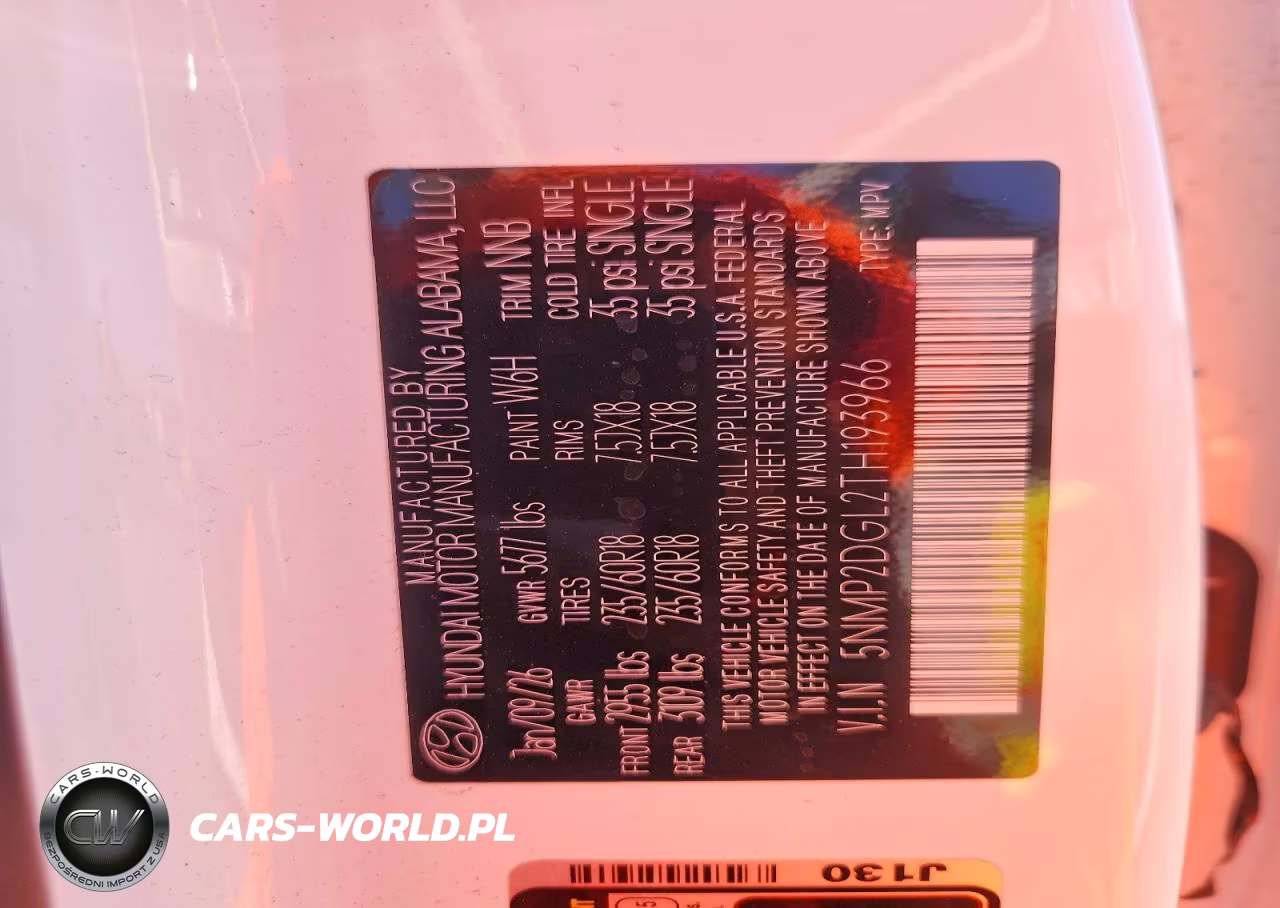 2026 Hyundai Santa Fe Sel VIN:5NMP2DGL2TH193966 - 13