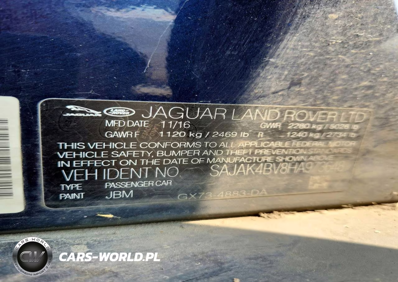 2017 Jaguar Xe Prestige VIN:SAJAK4BV8HA973648 - 12