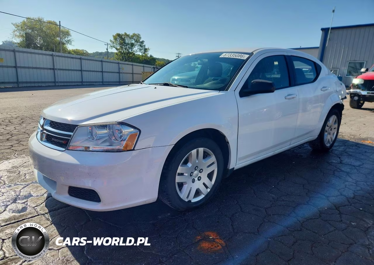 2014 Dodge Avenger Se VIN:1C3CDZAB6EN218674 - 1