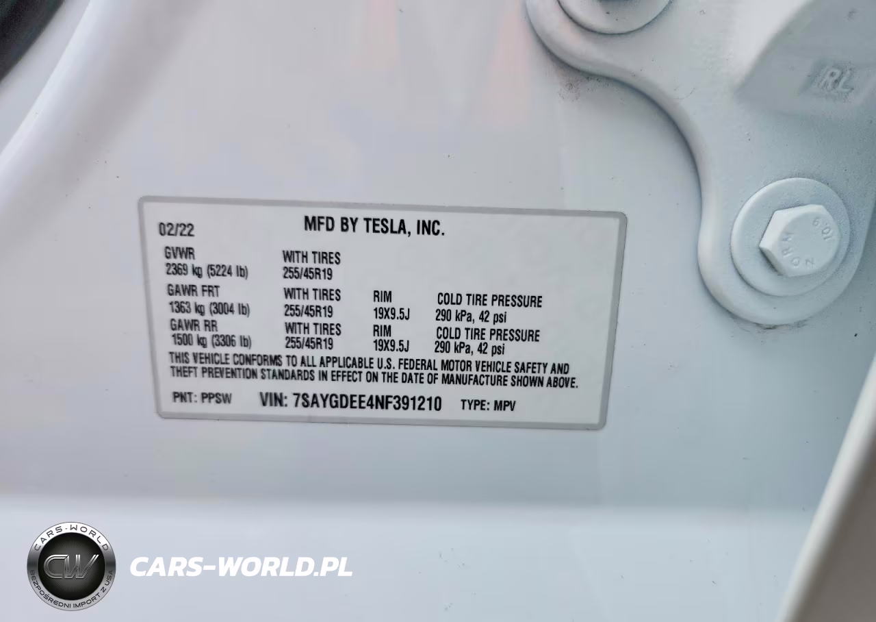 2022 Tesla Model Y VIN:7SAYGDEE4NF391210 - 14