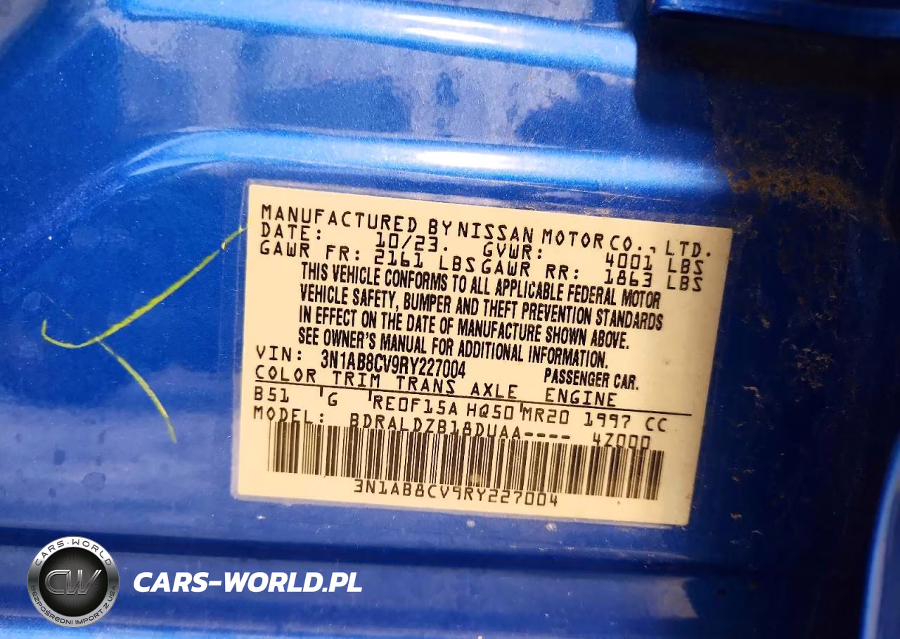 2024 Nissan Sentra Sv VIN:3N1AB8CV9RY227004 - 12