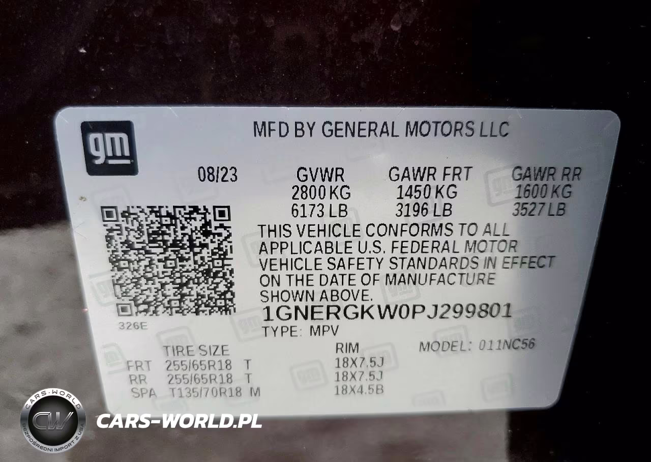 2023 Chevrolet Traverse Lt VIN:1GNERGKW0PJ299801 - 14