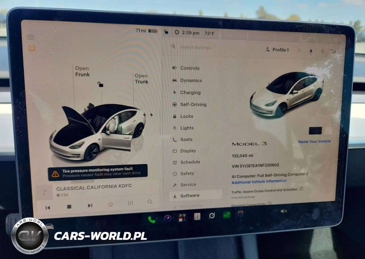2022 Tesla Model 3 VIN:5YJ3E1EA1NF330602 - 9