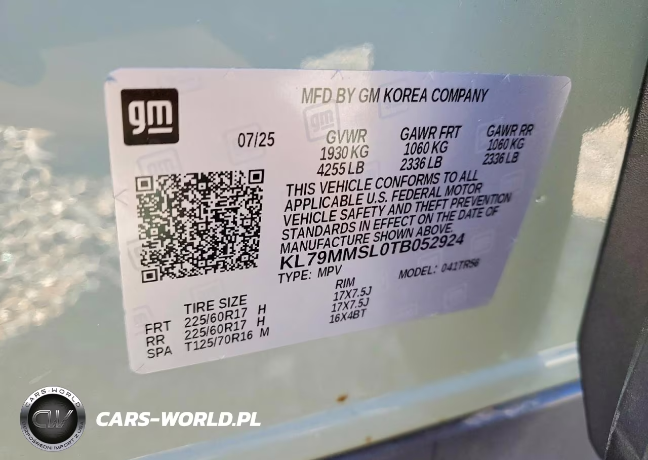 2026 Chevrolet Trailblazer Ls VIN:KL79MMSL0TB052924 - 12