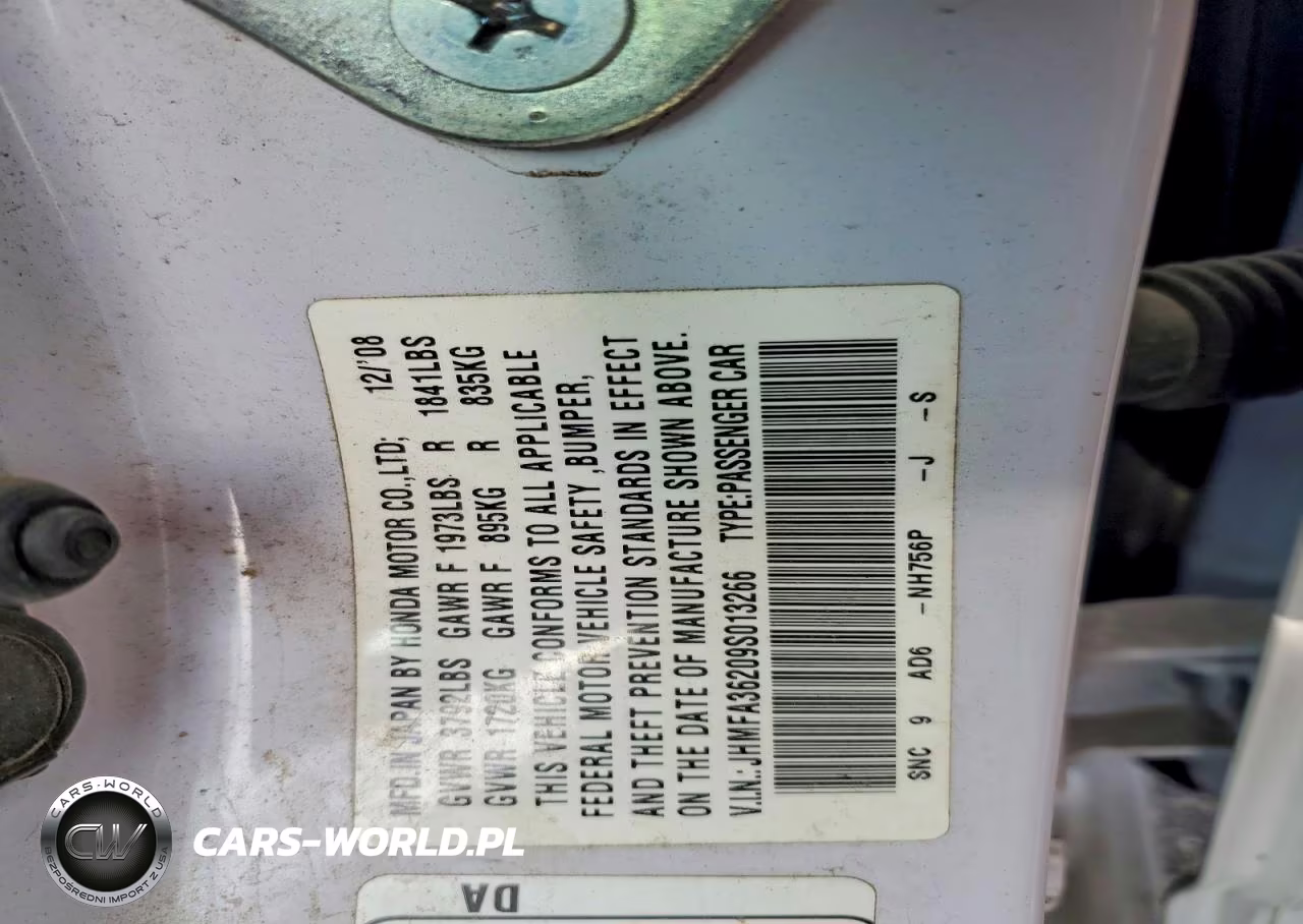 2009 Honda Civic Hybrid VIN:JHMFA36209S013266 - 12