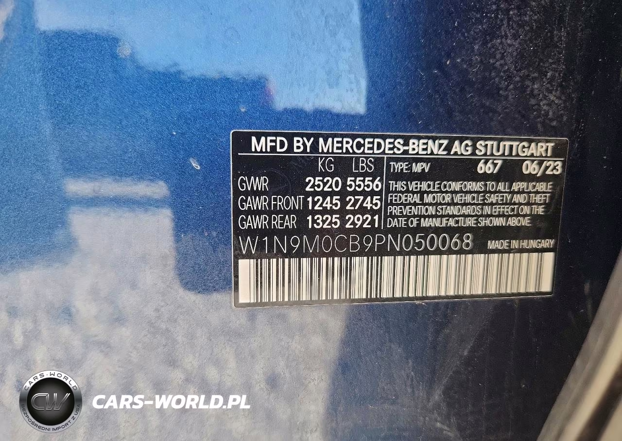 2023 Mercedes-Benz Eqb 250+ VIN:W1N9M0CB9PN050068 - 12