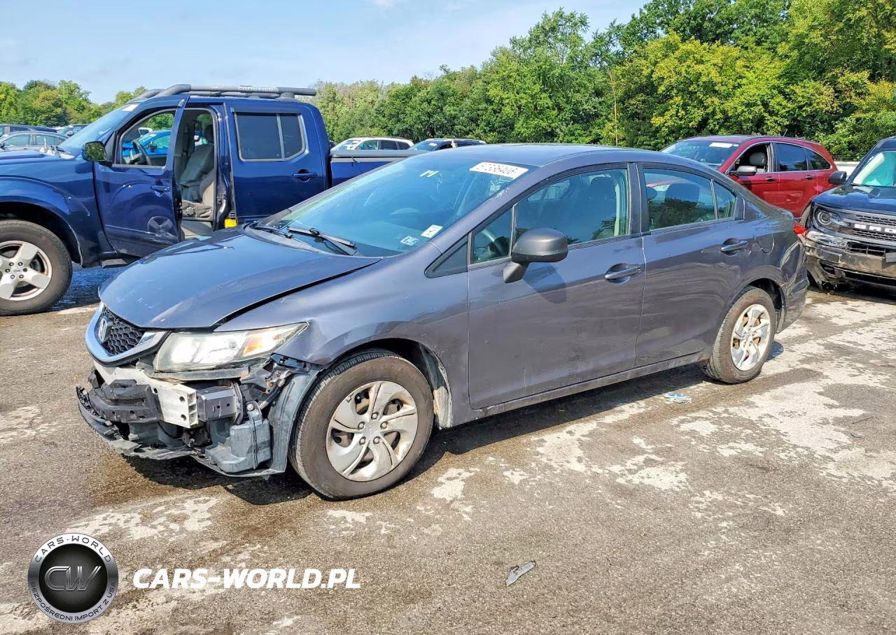 2015 Honda Civic Lx VIN:19XFB2F5XFE272140 - 1