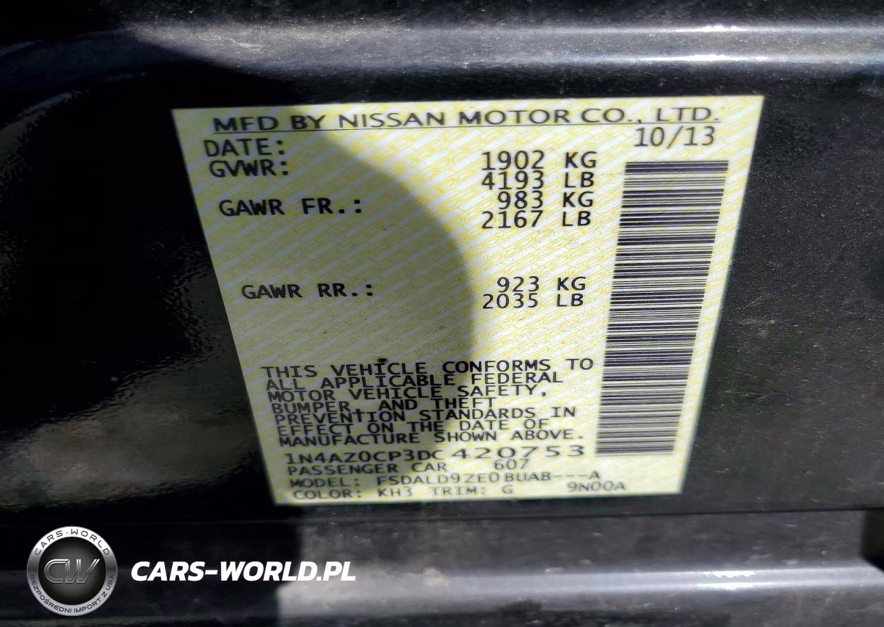 2013 Nissan Leaf Sv VIN:1N4AZ0CP3DC420753 - 13