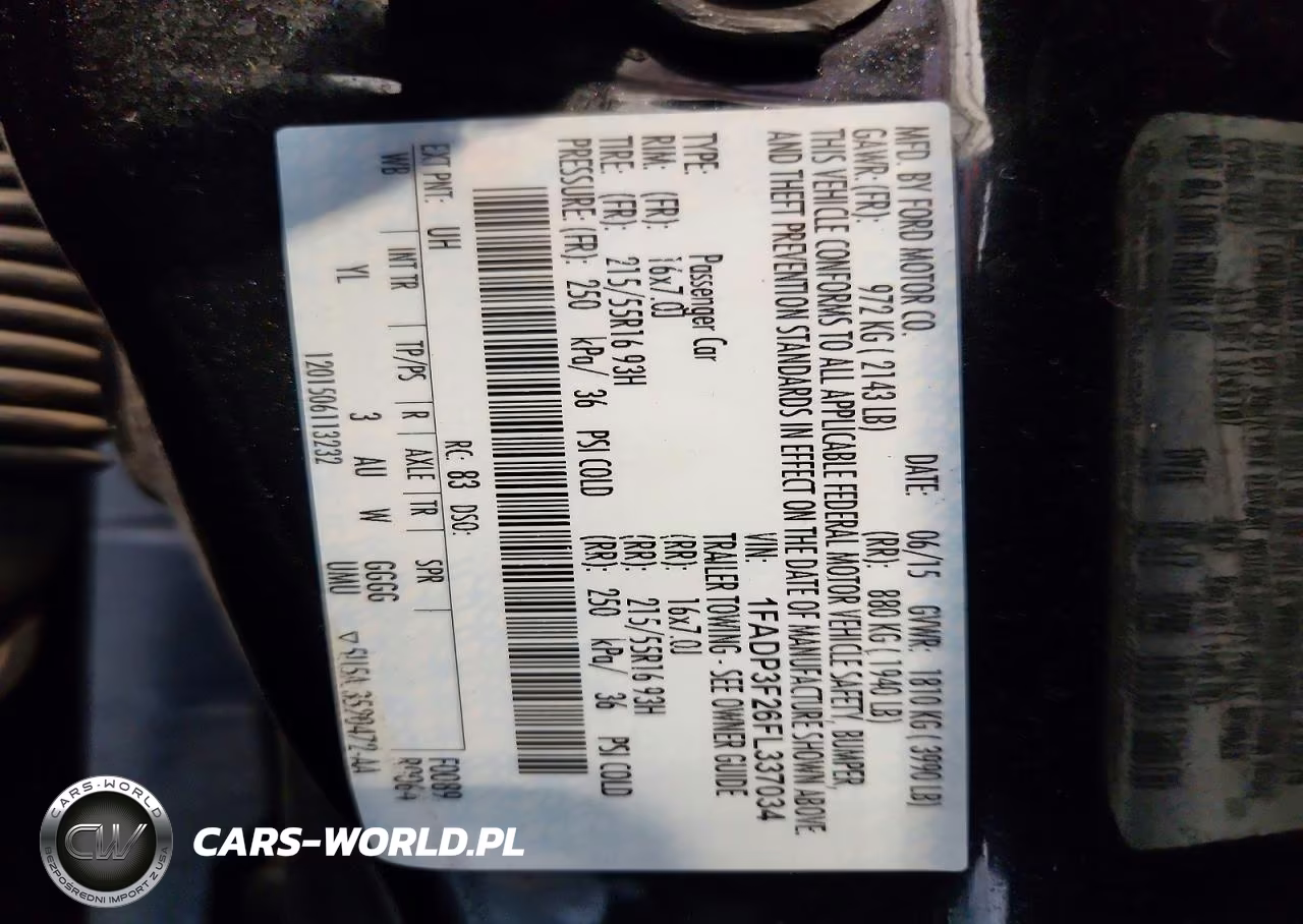 2015 Ford Focus Se VIN:1FADP3F26FL337034 - 12