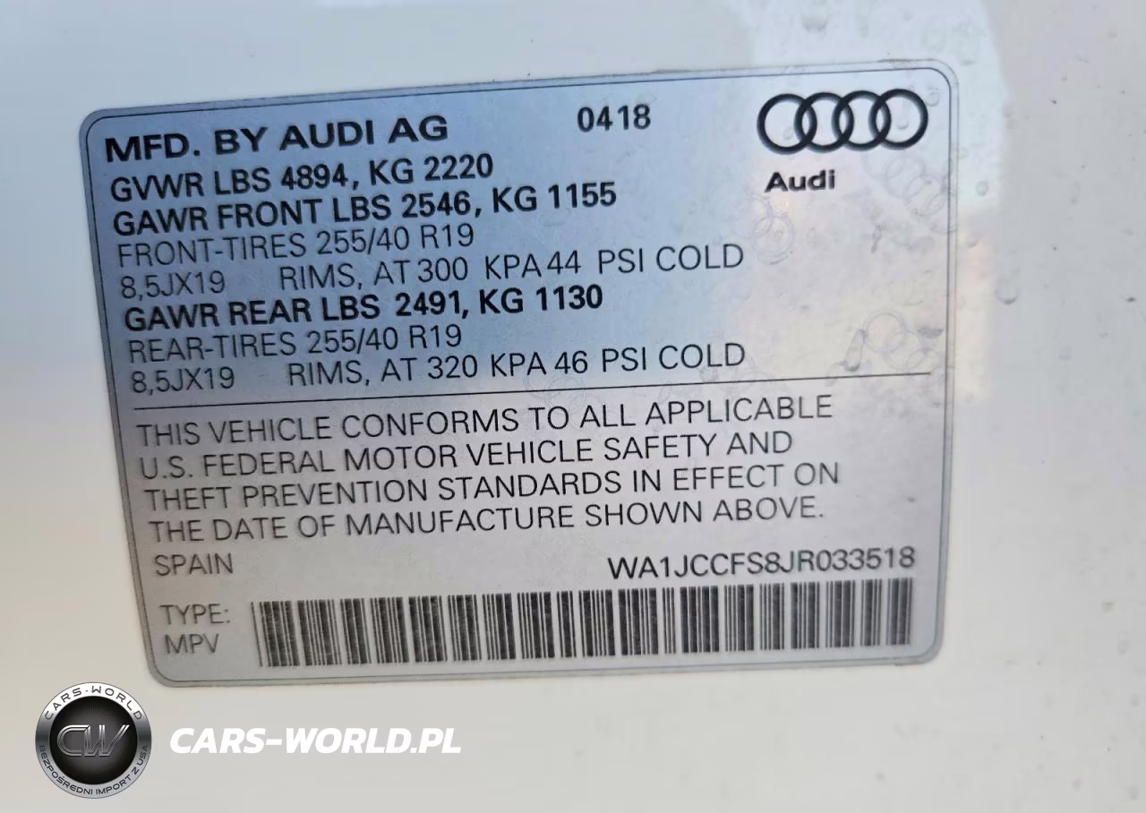 2018 Audi Q3 Premium Plus VIN:WA1JCCFS8JR033518 - 13