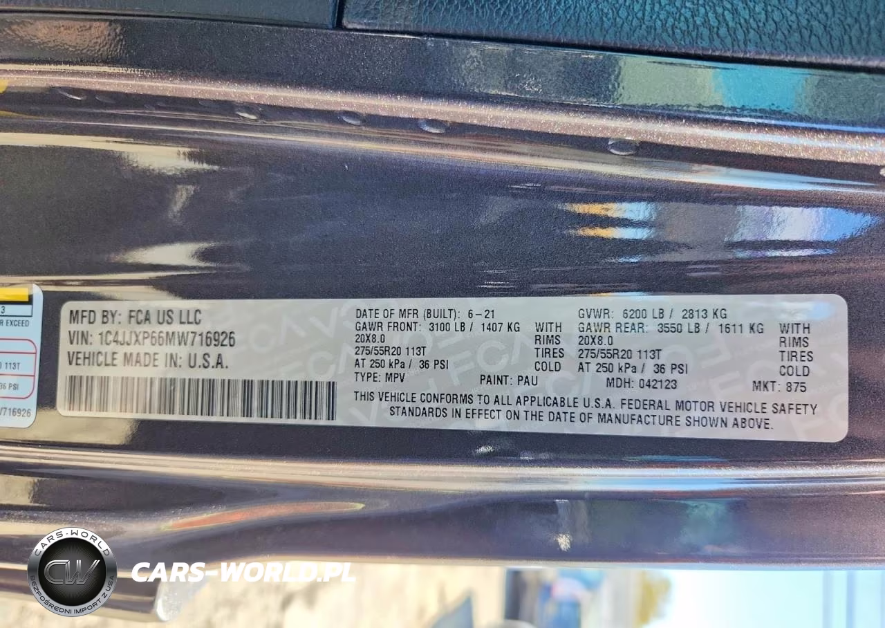 2021 Jeep Wrangler Unlimited Sahara 4Xe VIN:1C4JJXP66MW716926 - 12