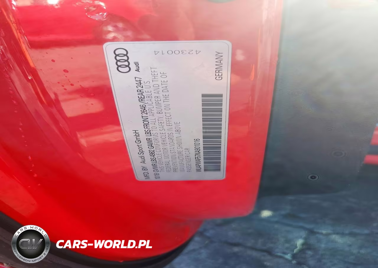 2019 Audi Rs5 VIN:WUAPWAF57KA901016 - 12