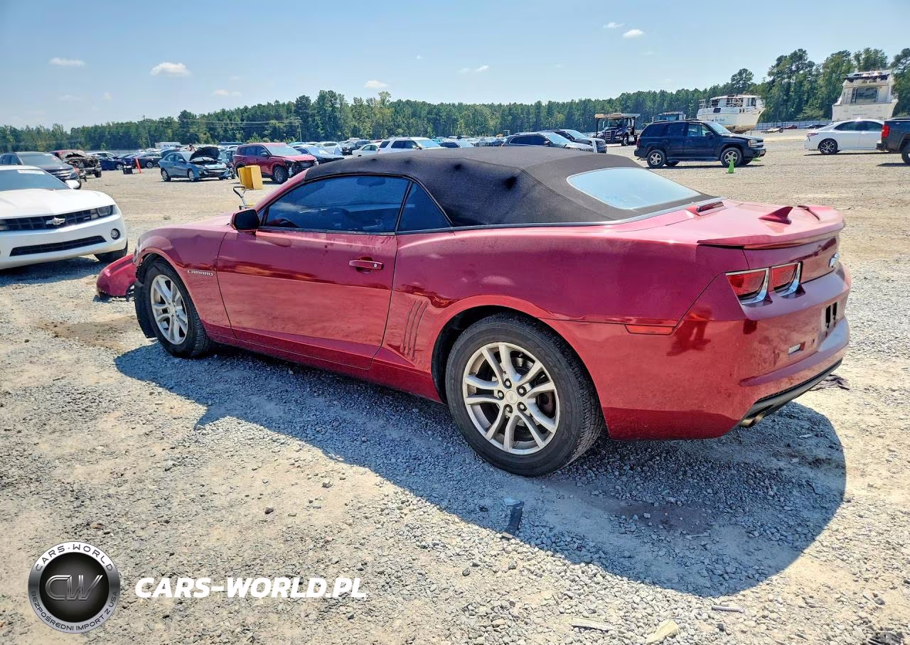 2013 Chevrolet Camaro Lt VIN:2G1FB3D35D9238957 - 2
