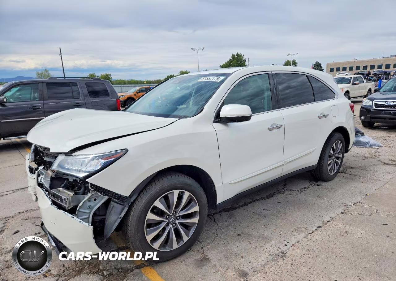 2016 Acura Mdx Technology VIN:5FRYD4H49GB058205 - 1