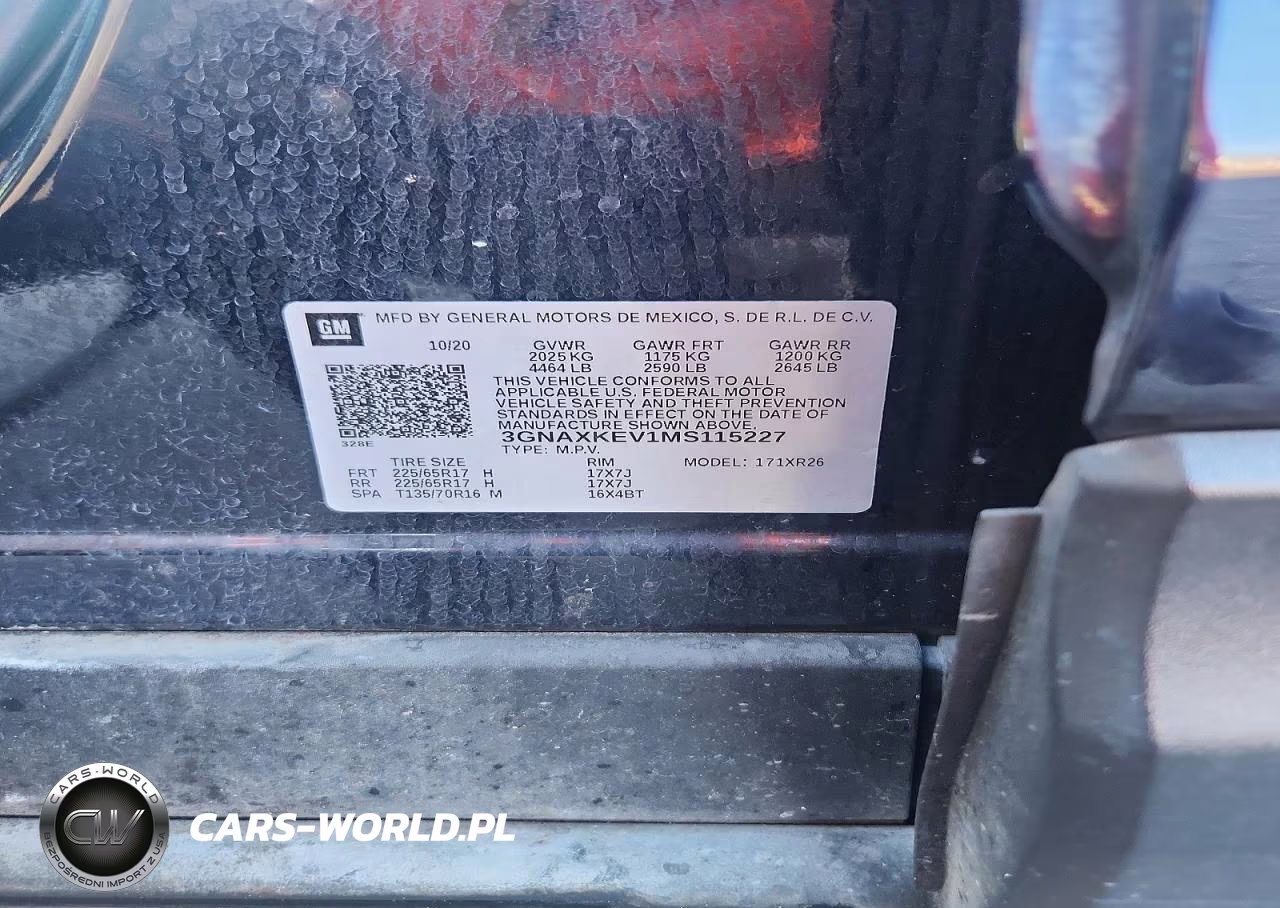2021 Chevrolet Equinox Lt VIN:3GNAXKEV1MS115227 - 13