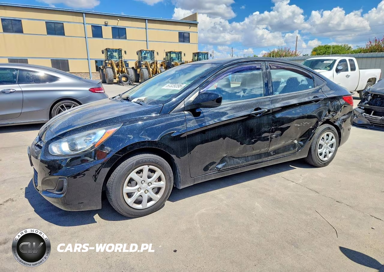 2012 Hyundai Accent Gls VIN:KMHCT4AE5CU073475 - 1