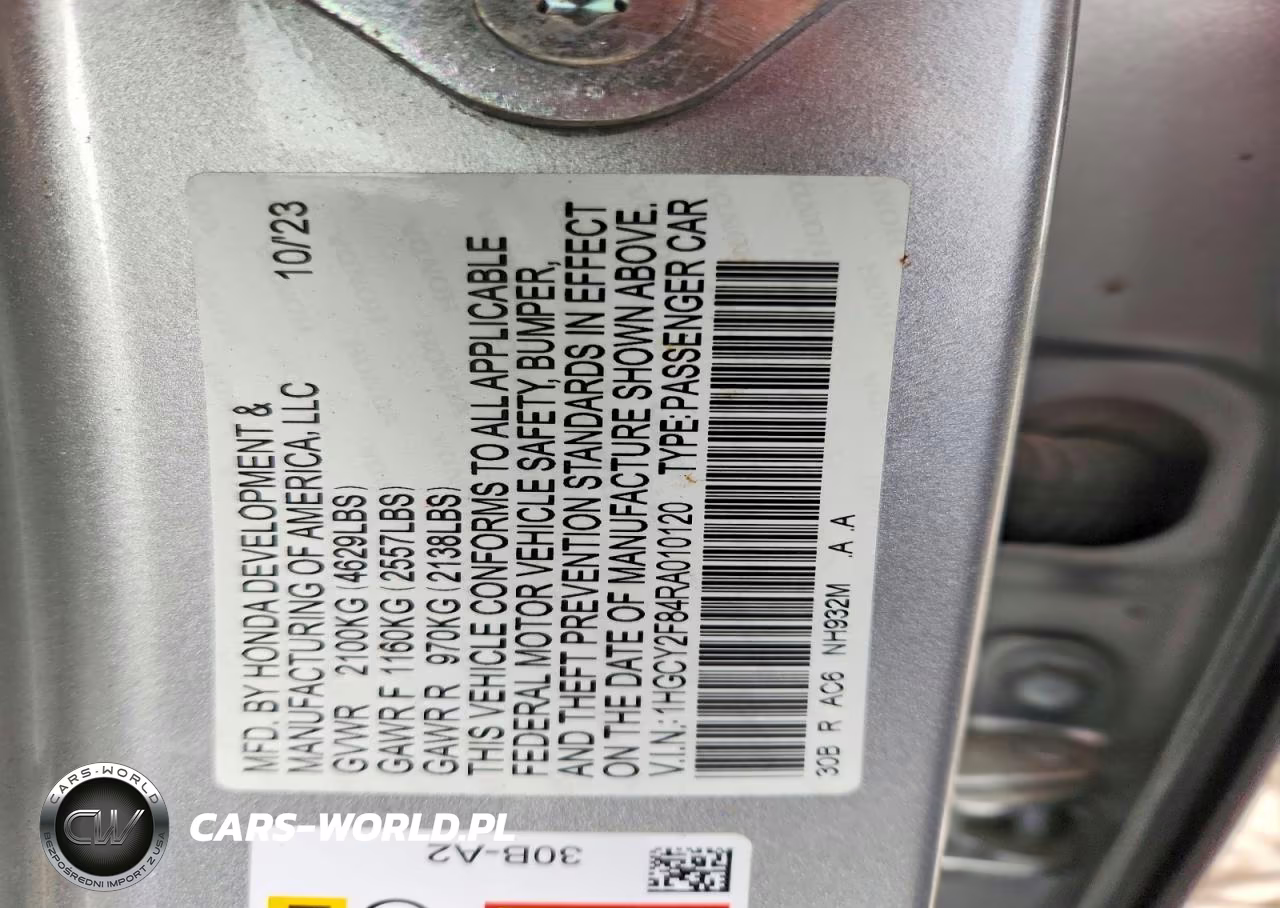 2024 Honda Accord Touring Hybrid VIN:1HGCY2F84RA010120 - 12
