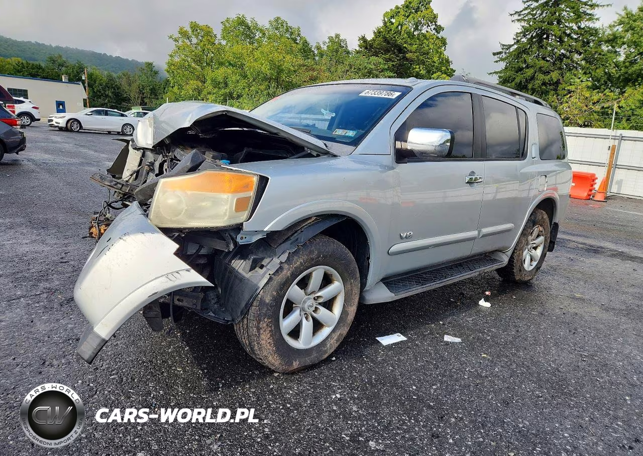 2008 Nissan Armada Se VIN:5N1AA08C68N614836 - 1