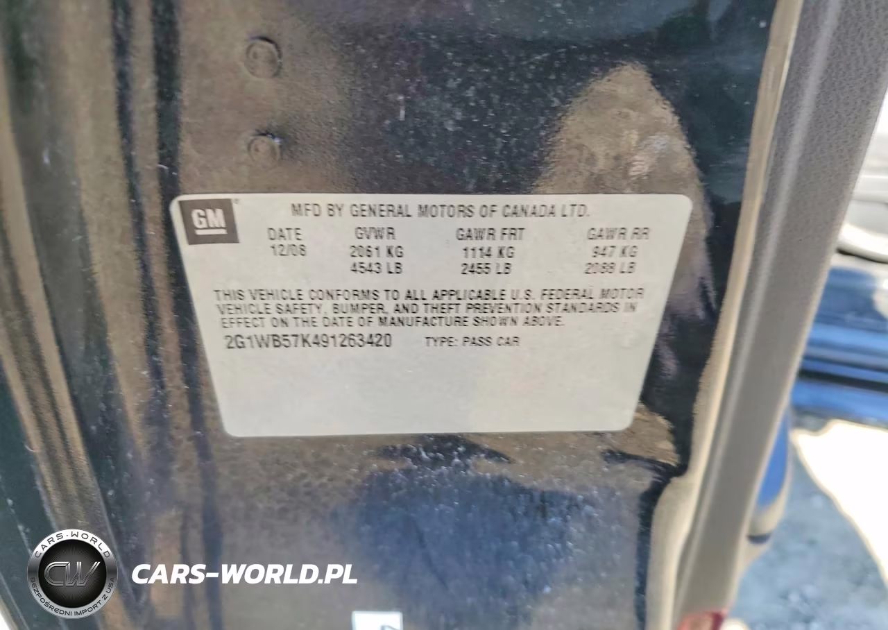 2009 Chevrolet Impala Ls VIN:2G1WB57K491263420 - 12