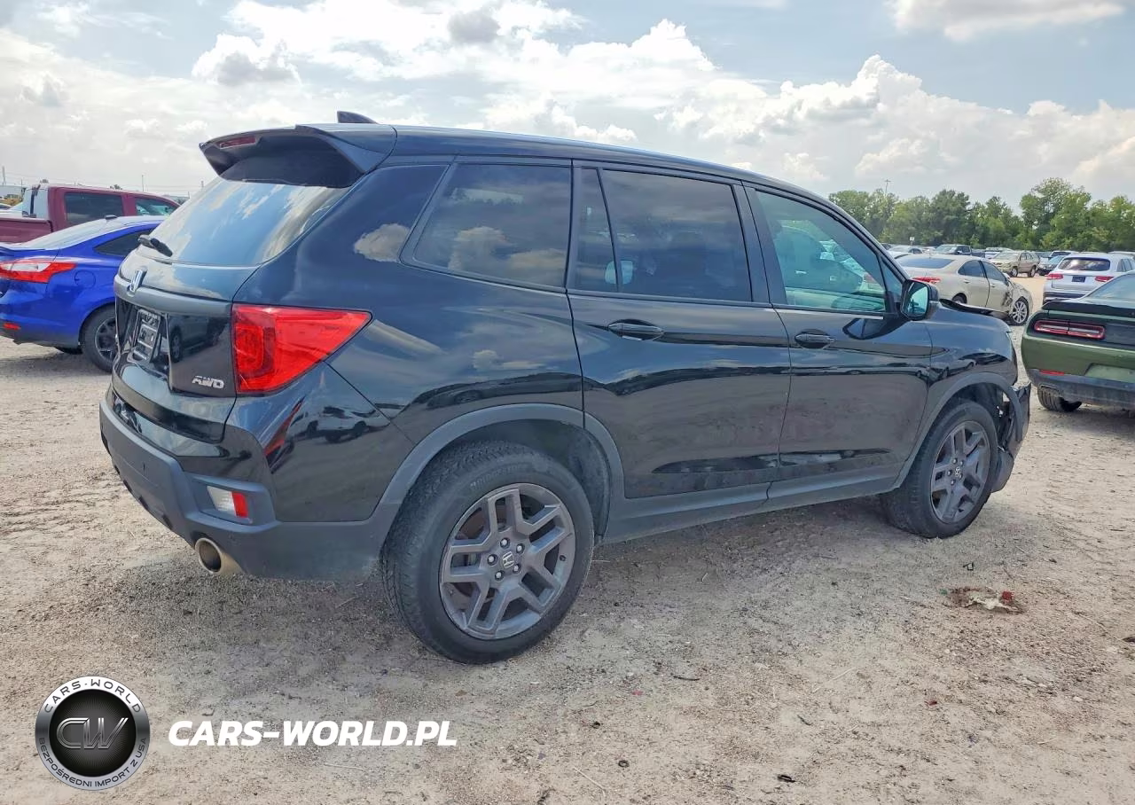 2023 Honda Passport Exl VIN:5FNYF8H51PB009513 - 3