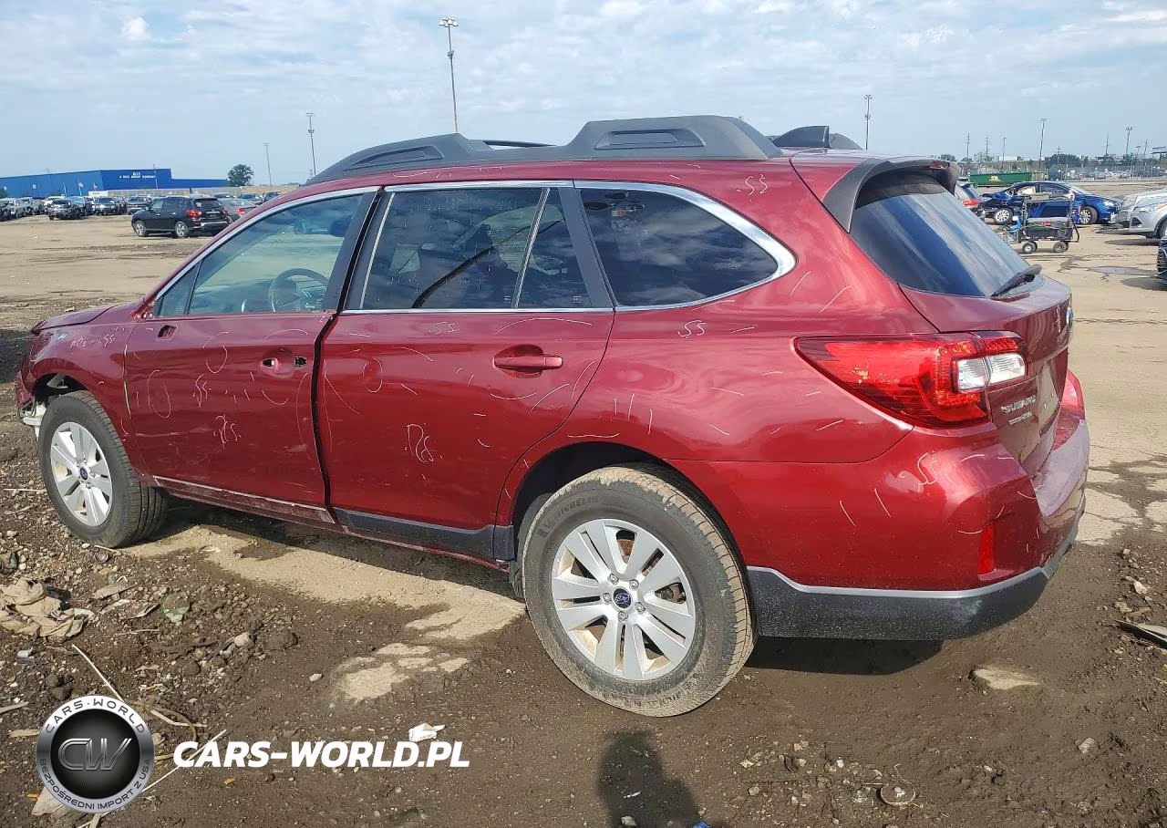 2016 Subaru Outback 2.5I Premium VIN:4S4BSBDC0G3312780 - 2