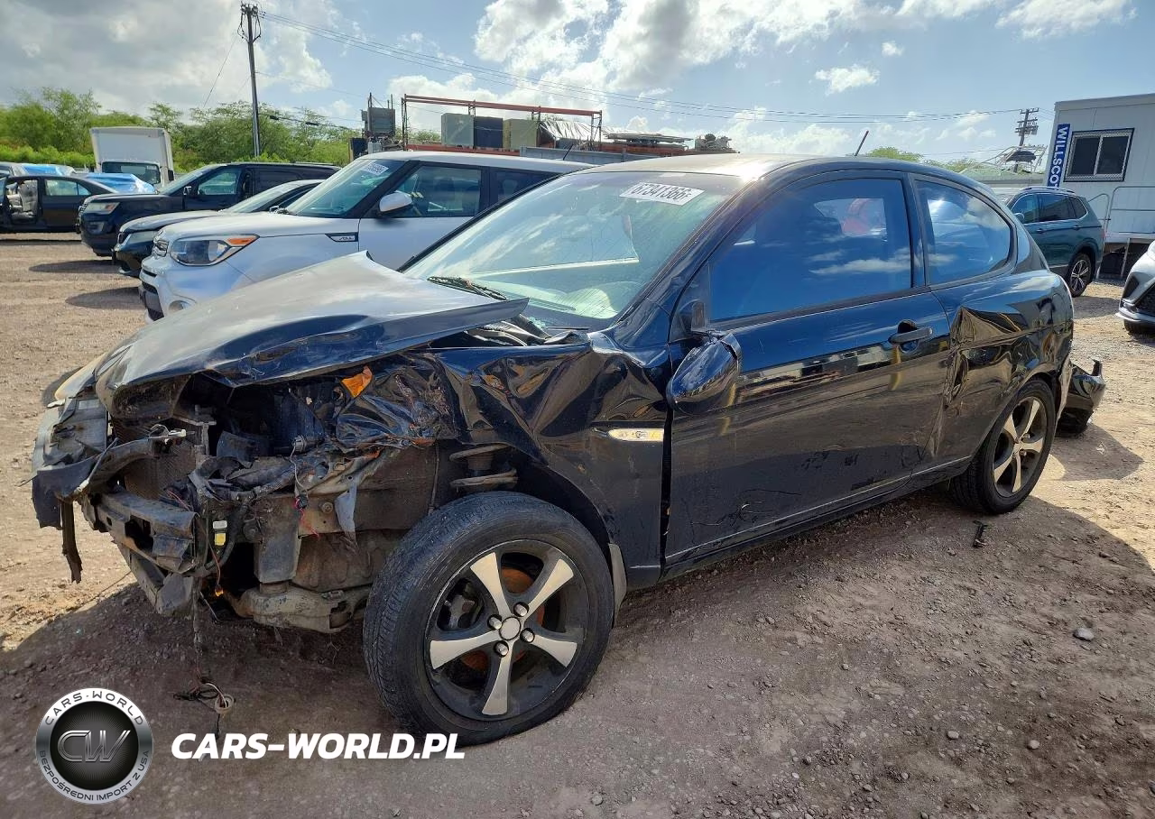 2007 Hyundai Accent Gs VIN:KMHCN36C07U025688 - 1