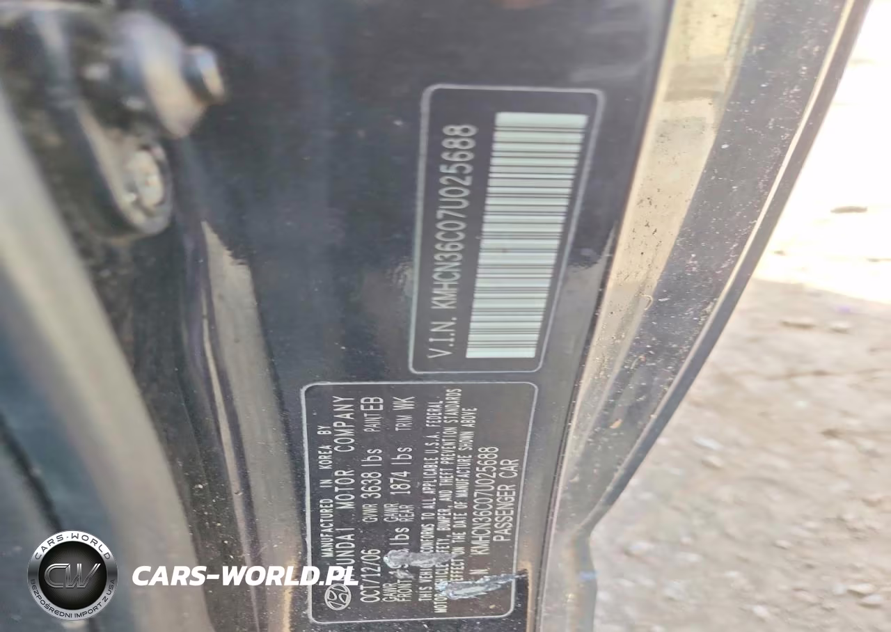2007 Hyundai Accent Gs VIN:KMHCN36C07U025688 - 13