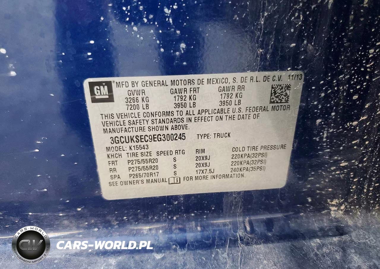 2014 Chevrolet Silverado K1500 Ltz VIN:3GCUKSEC9EG300245 - 12