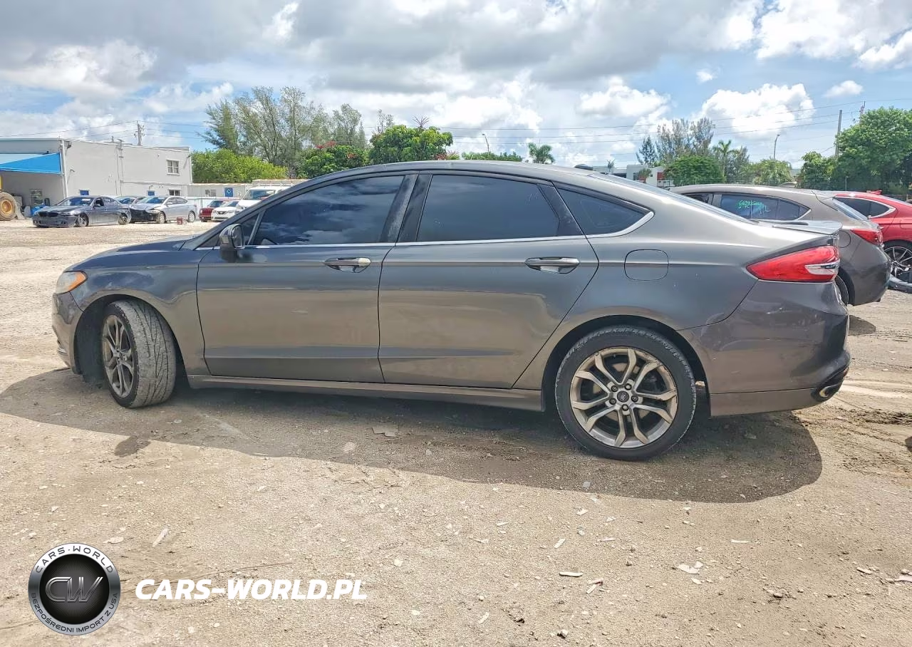 2017 Ford Fusion Se VIN:3FA6P0T9XHR388386 - 2