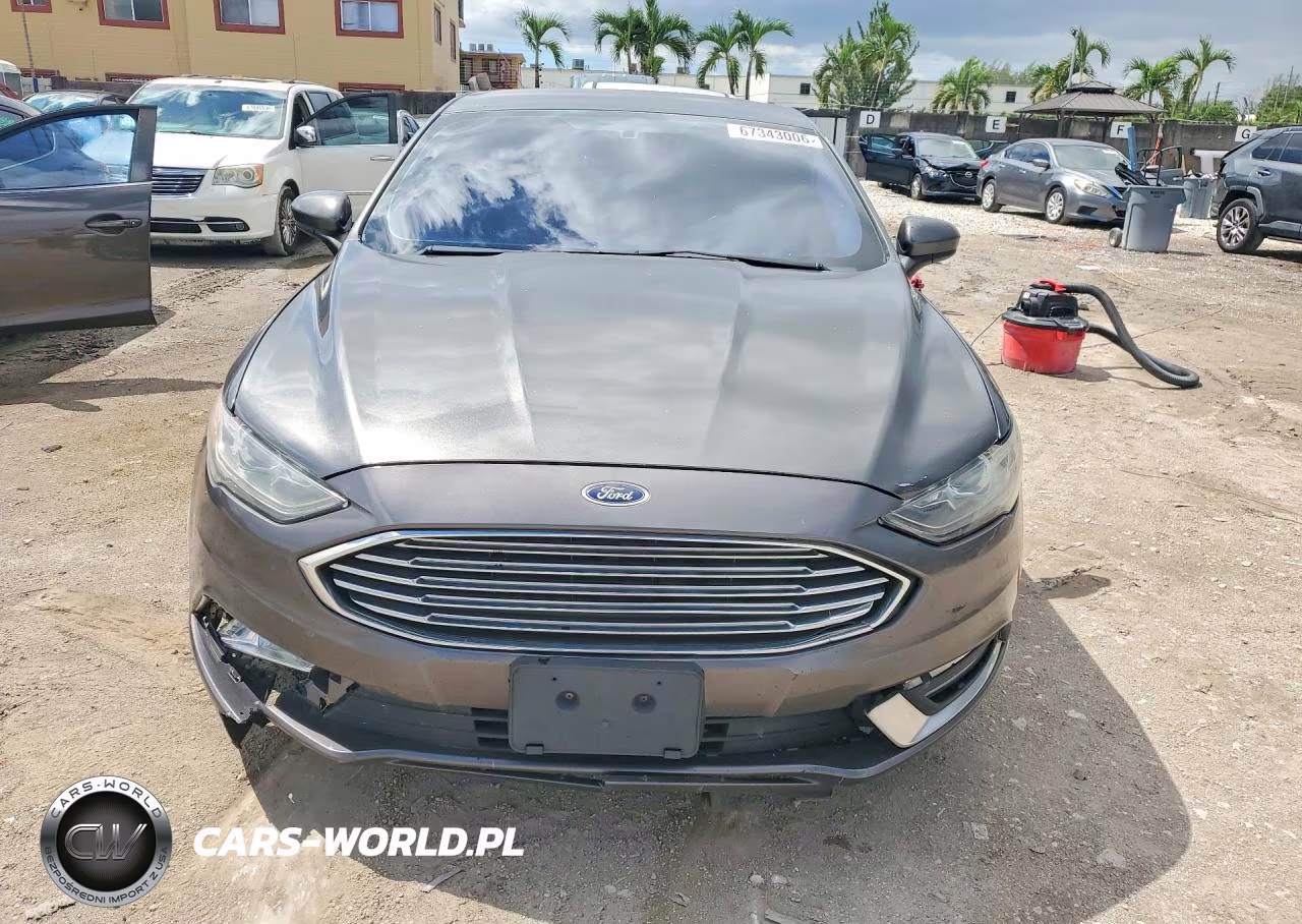 2017 Ford Fusion Se VIN:3FA6P0T9XHR388386 - 5