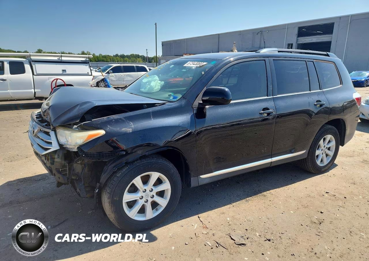 2012 Toyota Highlander Base VIN:5TDZK3EH7CS086295 - 1