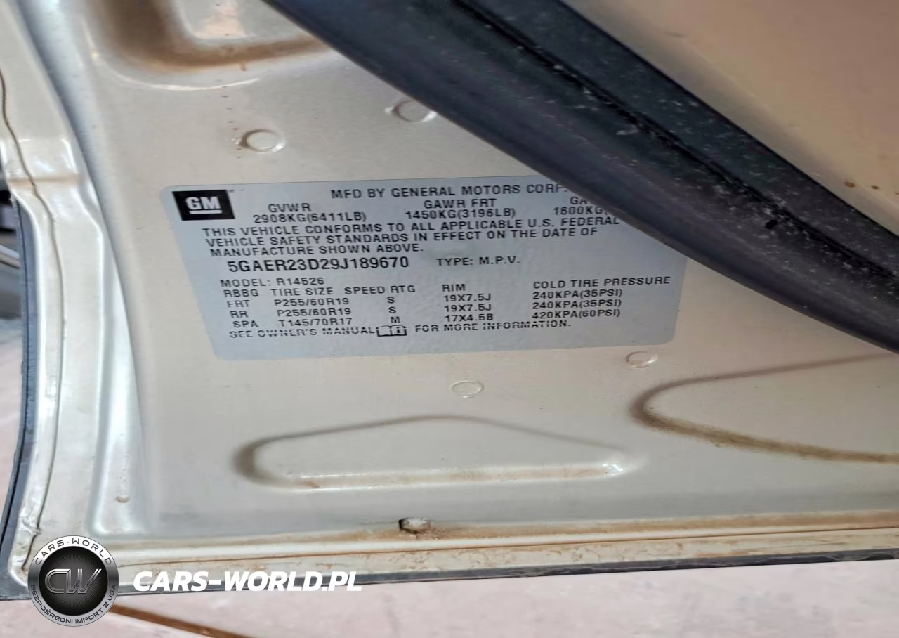 2009 Buick Enclave Cxl VIN:5GAER23D29J189670 - 13