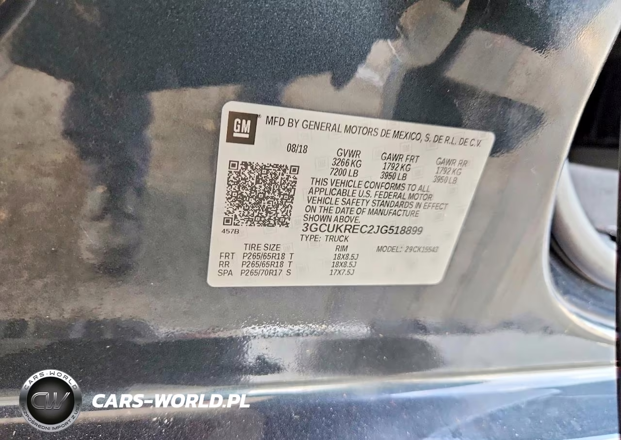 2018 Chevrolet Silverado K1500 Lt VIN:3GCUKREC2JG518899 - 12