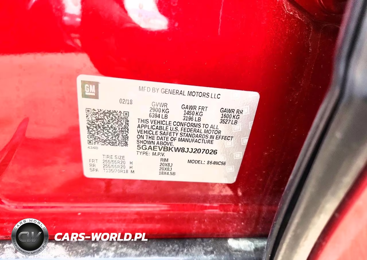 2018 Buick Enclave Premium VIN:5GAEVBKW8JJ207026 - 13
