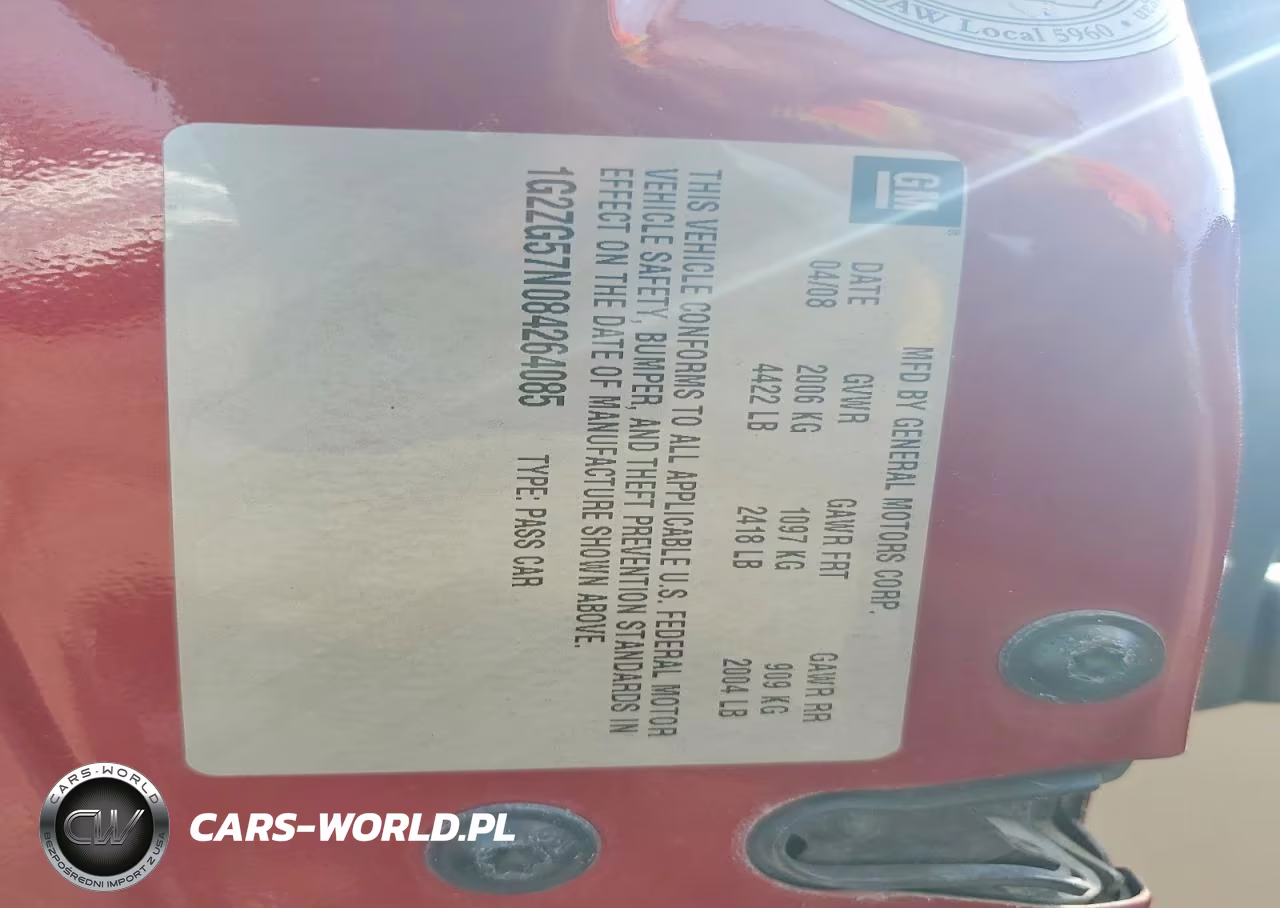 2008 Pontiac G6 Base VIN:1G2ZG57N084264085 - 12